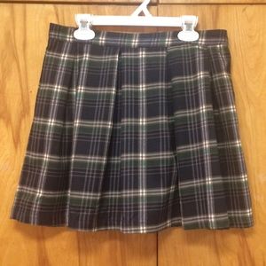Plaid Mini Skirt